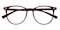 Fitchburg Red Round TR90 Eyeglasses
