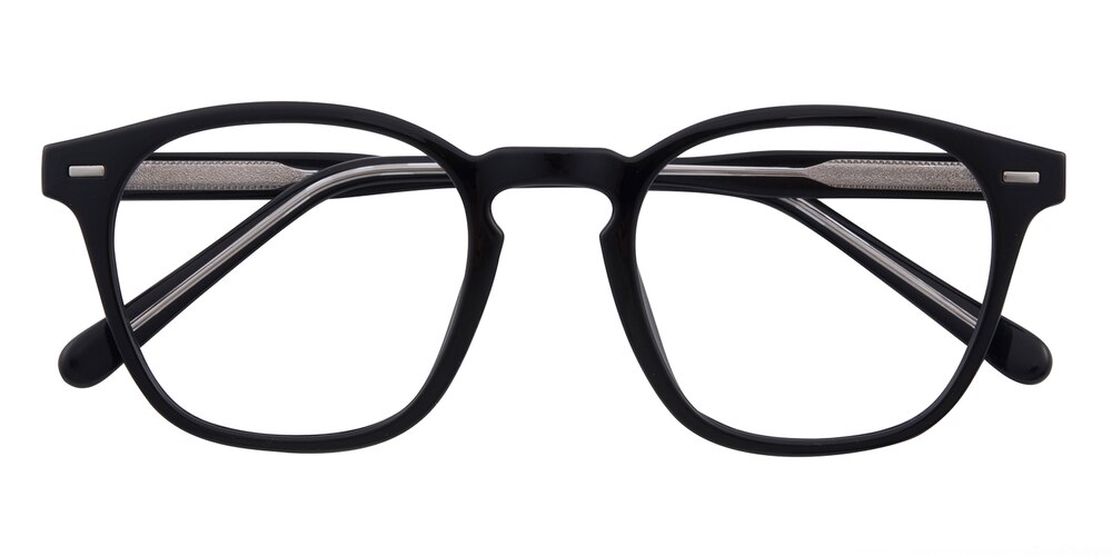 Birmingham Black Oval TR90 Eyeglasses