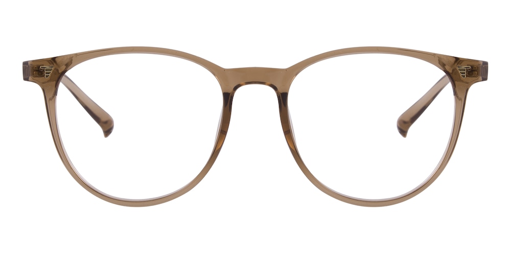 Fitchburg Brown Round TR90 Eyeglasses