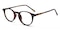 Montgomery Tortoise Oval TR90 Eyeglasses
