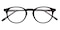 Montgomery Black Oval TR90 Eyeglasses