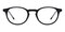 Montgomery Black Oval TR90 Eyeglasses