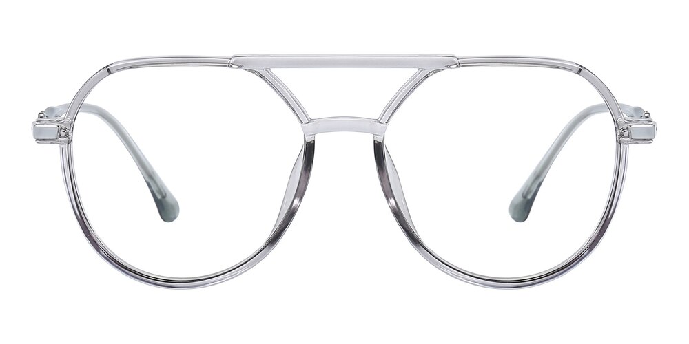 Dorado Gray/Silver Aviator TR90 Eyeglasses