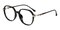 Rock Black/Golden Polygon TR90 Eyeglasses