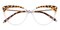 Mavis Tortoise/Crystal Cat Eye TR90 Eyeglasses