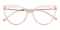 Mavis Pink/Golden Cat Eye TR90 Eyeglasses