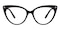 Mavis Black/Golden Cat Eye TR90 Eyeglasses