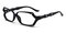 Mignon Black Rectangle Plastic Eyeglasses