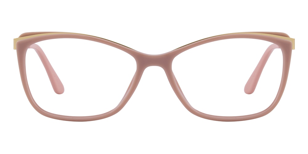 Dinah Pink/Golden Cat Eye TR90 Eyeglasses