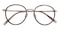 Westlake Stripe/Golden Round Acetate Eyeglasses
