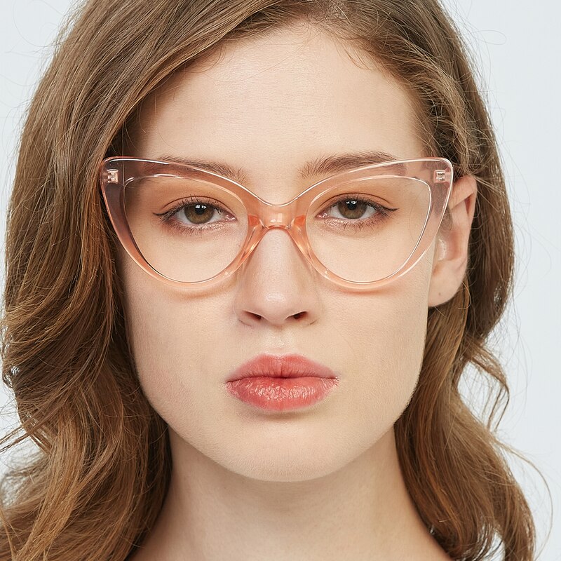 Miranda Pink Cat Eye TR90 Eyeglasses