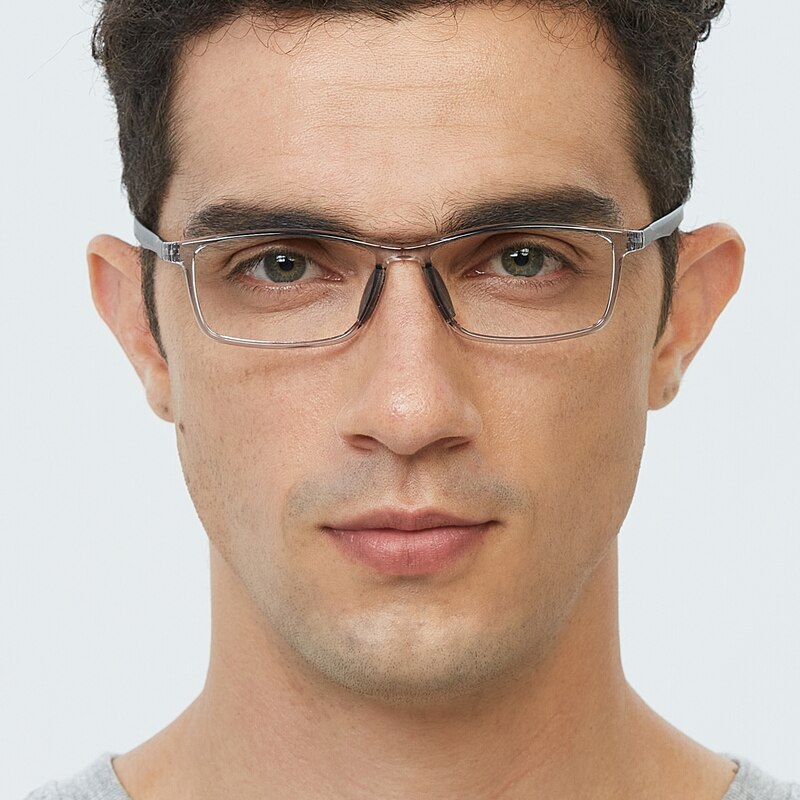 Vineland Gray/Black Rectangle TR90 Eyeglasses