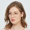 Alexia Rose Gold Oval Titanium Eyeglasses