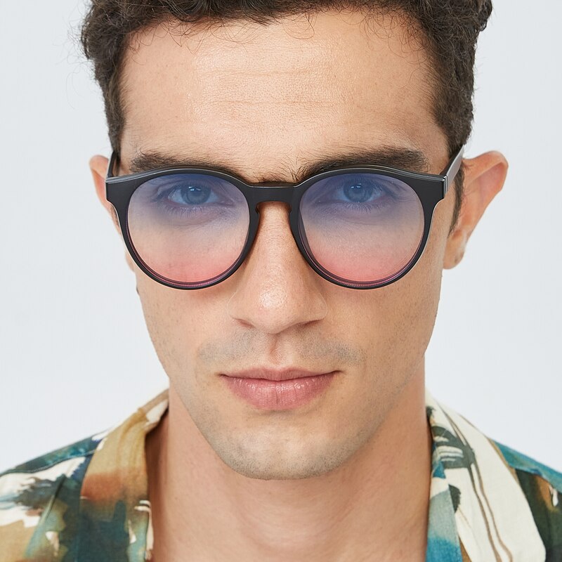 Bristol MBlack Round TR90 Eyeglasses