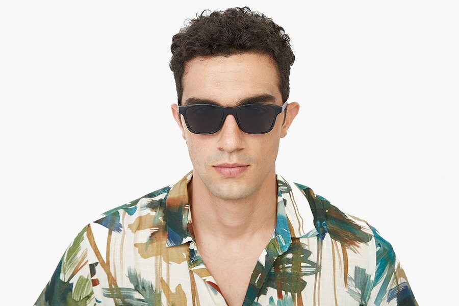 Knoxville Rectangle MBlack FullFrame TR90 Eyeglasses