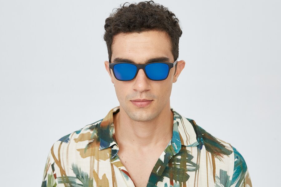 Knoxville Rectangle MBlack FullFrame TR90 Eyeglasses