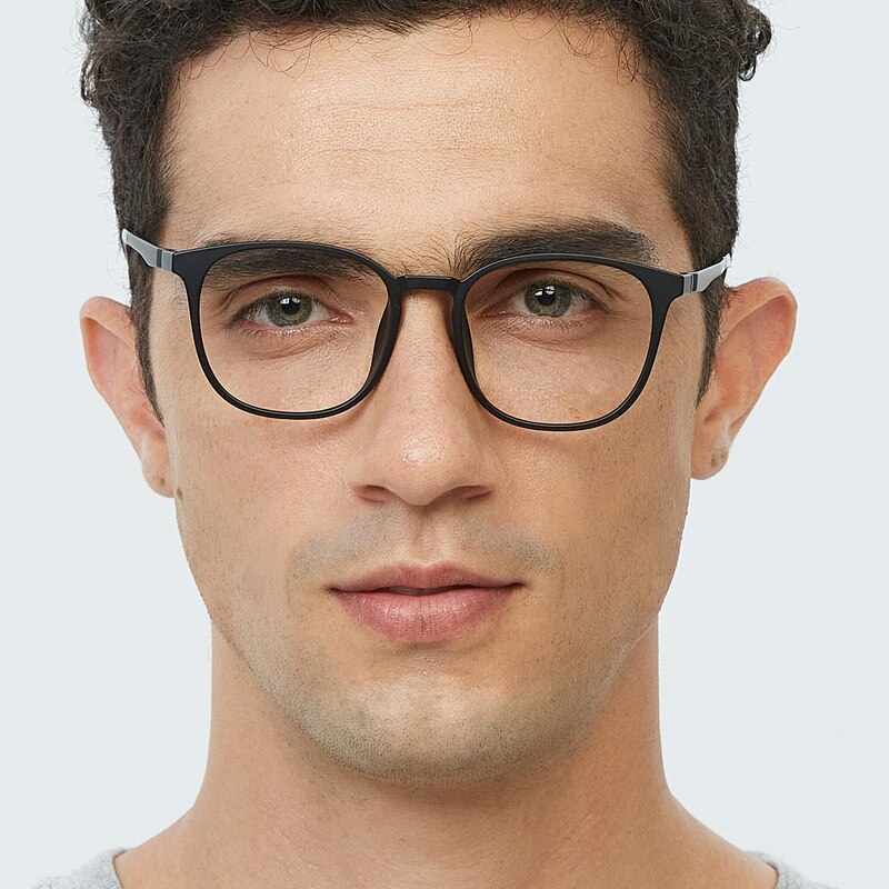 Hamilton Black Square Ultem Eyeglasses