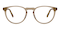 Arcadia Champagne/Tortoise Oval Acetate Eyeglasses