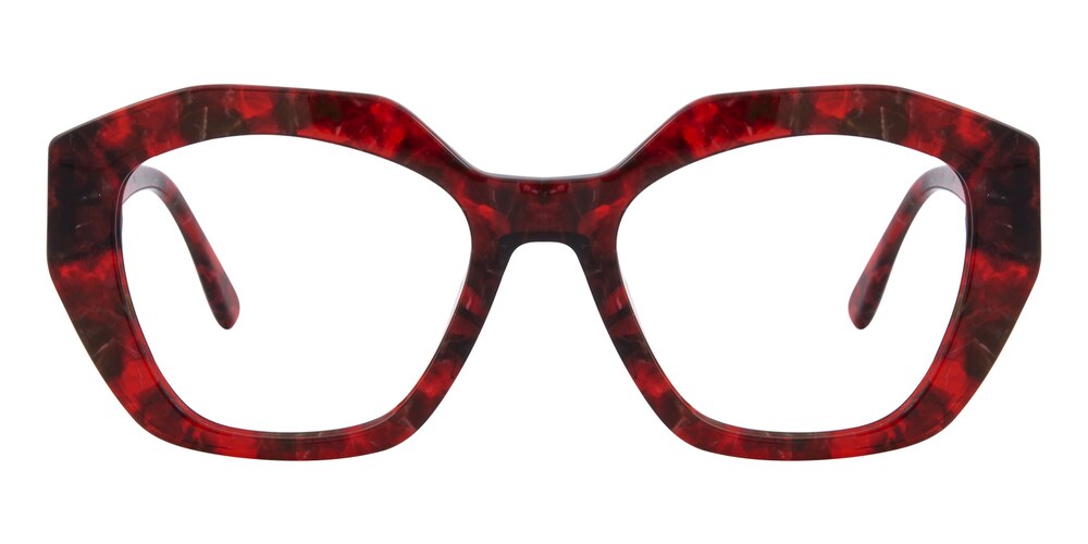 Marina Red Tortoise Cat Eye Acetate Eyeglasses