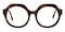 Malcolm Tortoise Round Acetate Eyeglasses