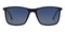 Pangnirtung Blue Rectangle TR90 Sunglasses
