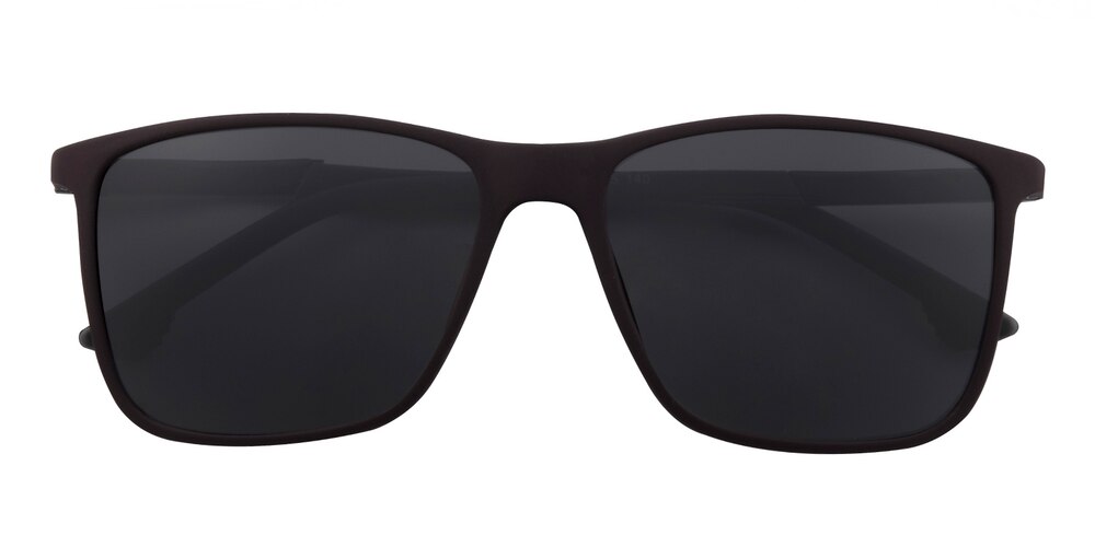 Pangnirtung Brown Rectangle TR90 Sunglasses