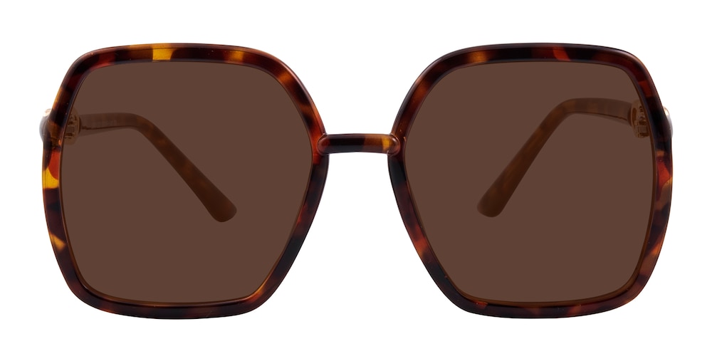 Meroy Tortoise Square TR90 Sunglasses