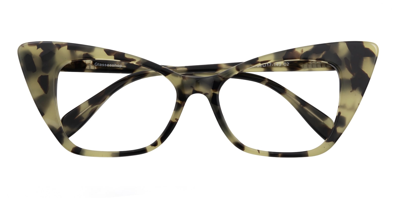 Cat Eye Eyeglasses, Full Frame Tortoise Plastic - FZ1787