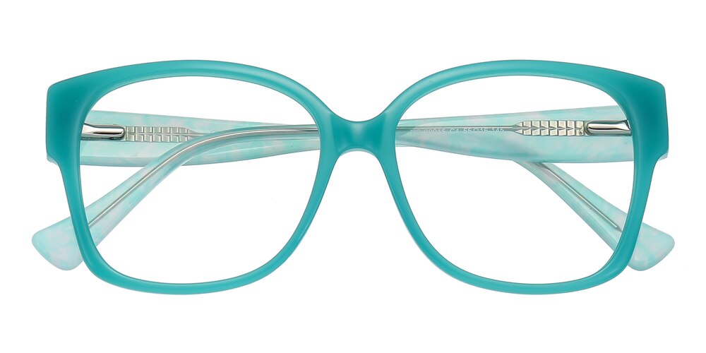 Nina Cyan Square Acetate Eyeglasses