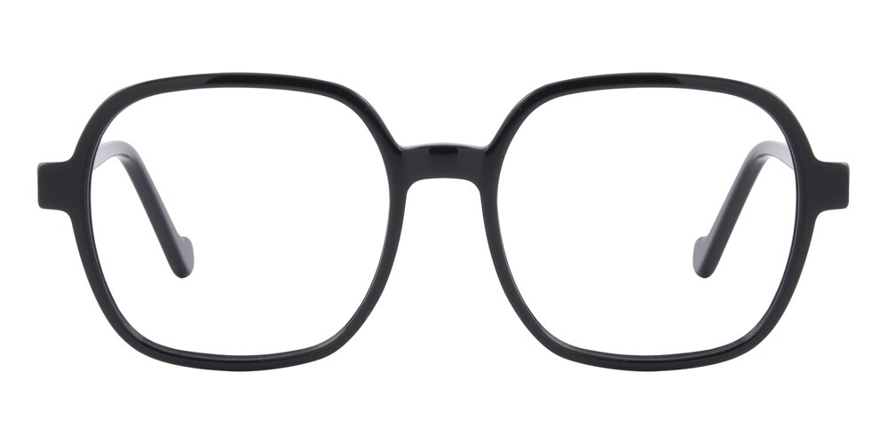Nigel Black Square Acetate Eyeglasses