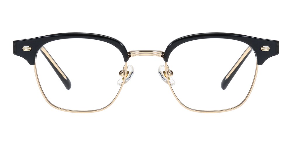 Steven Black/Golden Square Acetate Eyeglasses