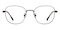 Scottsdale Brown Oval Titanium Eyeglasses