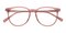 Bess Pink Oval Acetate Eyeglasses