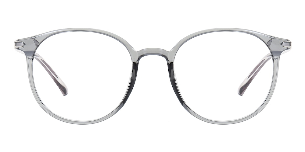 Woolf Gray Round TR90 Eyeglasses