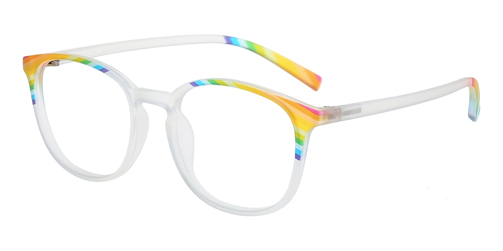Tallahassee Multicolor/Crystal Square TR90 Eyeglasses