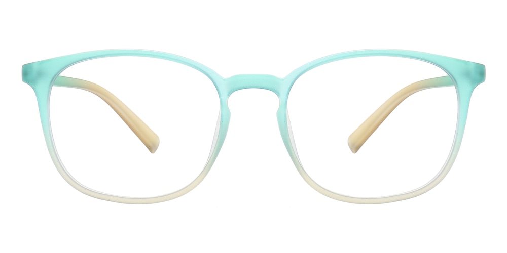 Theresa Green/Yellow Square TR90 Eyeglasses