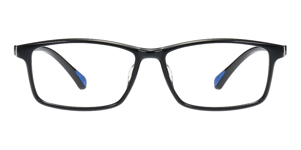Myers Black/Blue Rectangle TR90 Eyeglasses