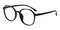 Ziv Black Polygon TR90 Eyeglasses
