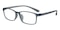 Yardy Gray Rectangle TR90 Eyeglasses