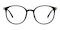 Woolf Black Round TR90 Eyeglasses