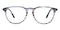 Chico Blue/Brown multicolor Rectangle TR90 Eyeglasses