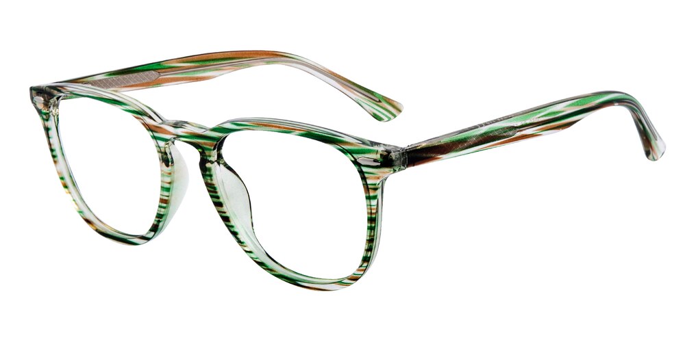 Chico Green multicolor Rectangle TR90 Eyeglasses