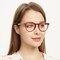 Chico Red multicolor Rectangle TR90 Eyeglasses