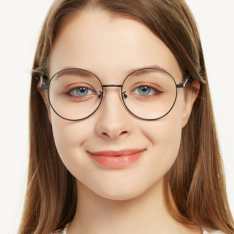 Altoona Round Black Eyeglasses