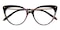 Mavis Tortoise/Floral Cat Eye TR90 Eyeglasses