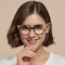 Christine Tortoise/Crystal Cat Eye Acetate Eyeglasses