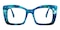 Lina Blue Cat Eye Acetate Eyeglasses
