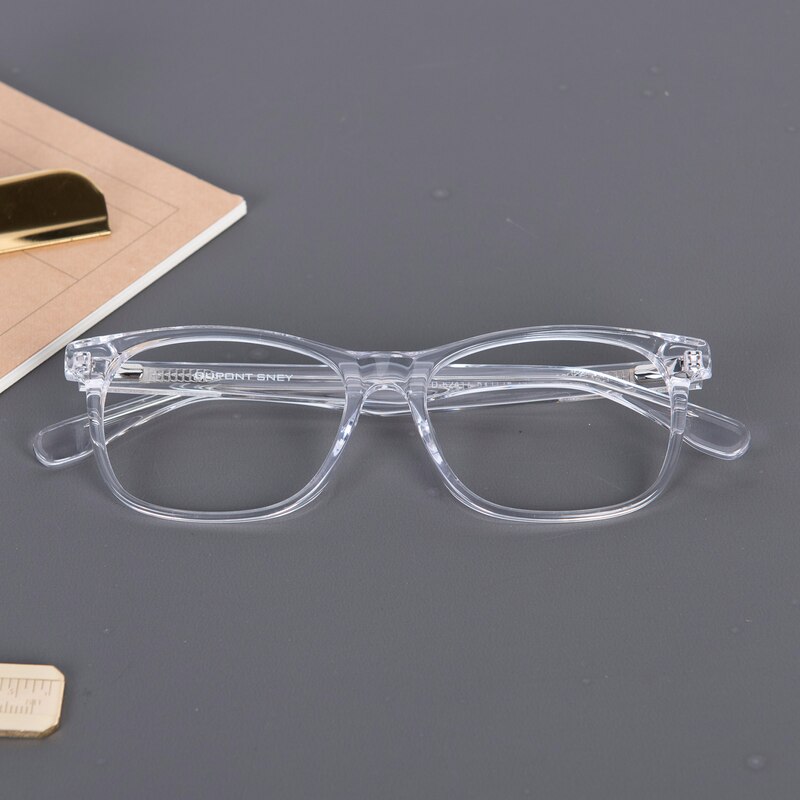 Milne Crystal Rectangle Acetate Eyeglasses