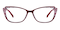 Bloor Red Cat Eye TR90 Eyeglasses