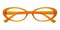 Jill Orange Cat Eye TR90 Eyeglasses